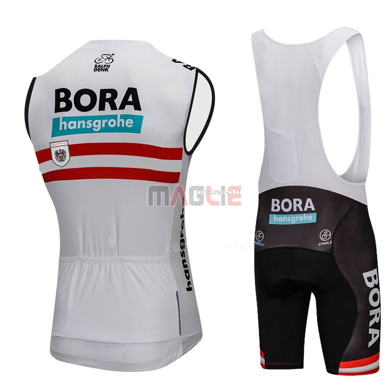 Gilet Antivento Bora Austria 2018 Bianco